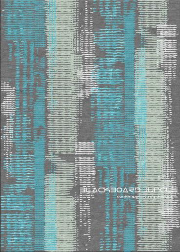 Matrix 147 ...... Turquoise ripple rug